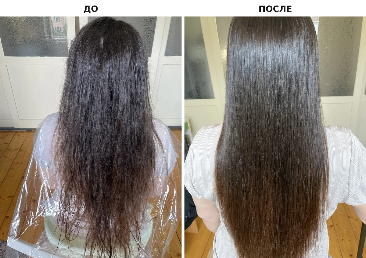 Кератиновое выпрямление, ботокс волос, холодное восстановление волос